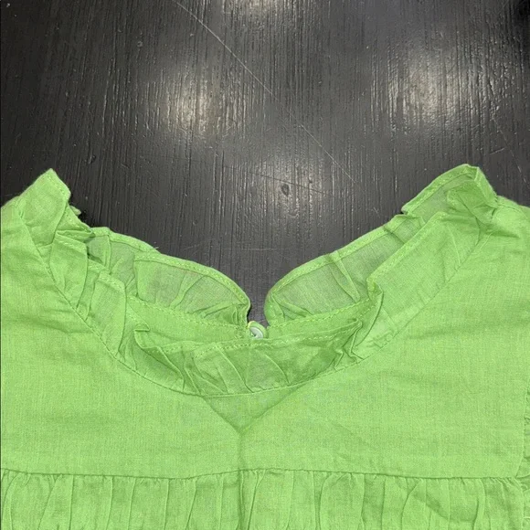 roolee light weight cotton green dress. size small. NEW with tags. - Picture 6 of 8